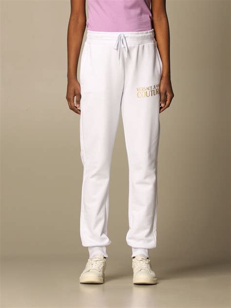 white versace joggers|Versace gianni joggers.